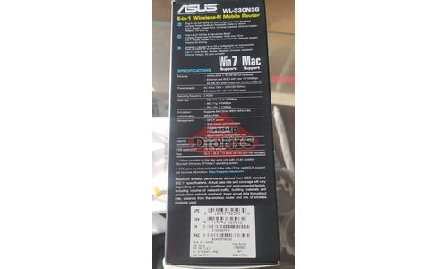 Маршрутизатор (роутер) Asus WL-330N3G (6 in 1) 2.4GHz Б/У в упаковке - 3