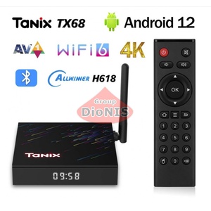 Смарт приставка Tanix TX68 4/32 GB Allwinner H618 Android 12 WiFi 2.4/5.0+BT
