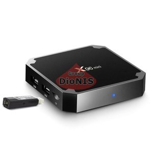 Комплект X96 mini 2/16 GB Smart TV Box с USB Т2 приемником T230C (Android 7.1, WiFi 2.4)