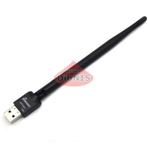 Адаптер USB WiFi Eurosky (на чипе 7601) 5 dBi 150 Мбит/с Сетевой адаптер b/g/n