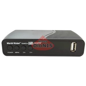 Приставка Т2 World Vision T644D3+ FM H.264 HDMI-CEC Цифровий DVB-T2/C ресивер тюнер