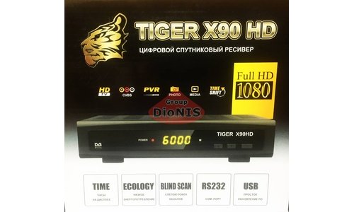 Ресивер Tiger X90 HD спутниковый тюнер DVB-S/S2 - 1