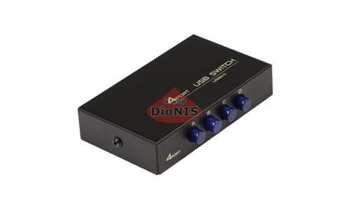 Комутатор 4 Port USB 2.0 PC to Scanner Printer Sharing Switch Box (10289) Model 1A4B - 2