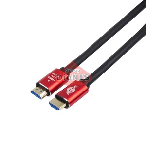 HDMI - HDMI кабель 15,0м ATCOM v2.0 медный экранированный 3D/4К/2К черный/красный (24915)