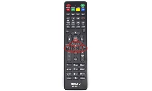Пульт Універсальний HUAYU VP-001+ для супутникового та Т2 ресивера, телевізора, смарт приставки - 1