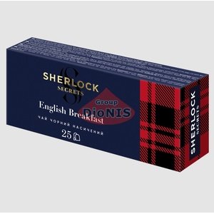 Чай черный Sherlock Secrets English Breakfast Английский Завтрак 25 пак по 2 г