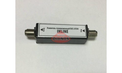 Усилитель антенный BAS-8104 INLINE (18-22 dB 5-12V) - 1