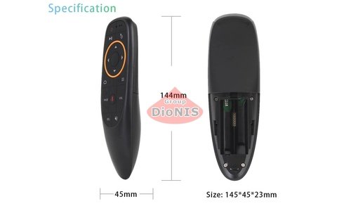 Пульт G10S 2.4 GHz для смарт приставки голосове керування, без гіроскопа - 5