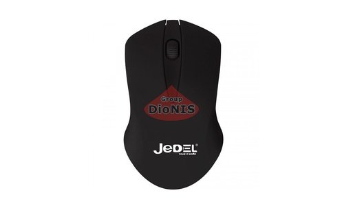 Миша бездротова JEDEL W120 BLACK оптична Mouse Wireless 2.4GHz 1000 dpi (07302) - 4