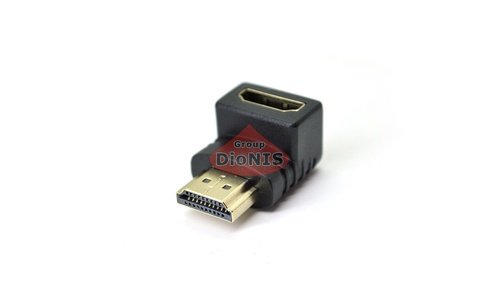 Перехідник HDMI - HDMI 90 градусів (тато-мама) (00923) - 1