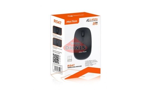 Миша бездротова MeeTion MT-R547 BLACK оптична чорна Mouse Wireless 2.4GHz 800/1200/1600 dpi - 1