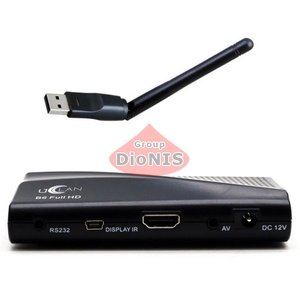 Комплект: Ресивер U2C B6 FULL HD (UCLAN) спутниковый + WiFi адаптер