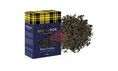 Чай черный Sherlock Secrets Pure Ceylon Чистый Цейлон 100 г крупнолистовой - 2