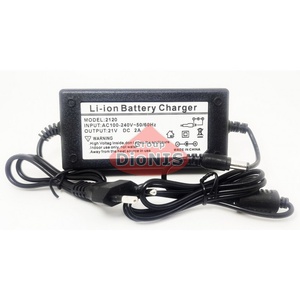 СЗУ - Сетевое зарядное устройство 21V/2A DC 5.5 * 2.5 Li-Ion Battery Charger MODEL 2120