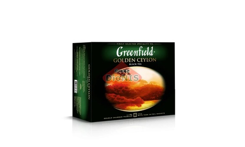 Чай черный Greenfield Golden Ceylon 50 пакетов по 2 г цейлонский, термосаше Гринфилд - 1