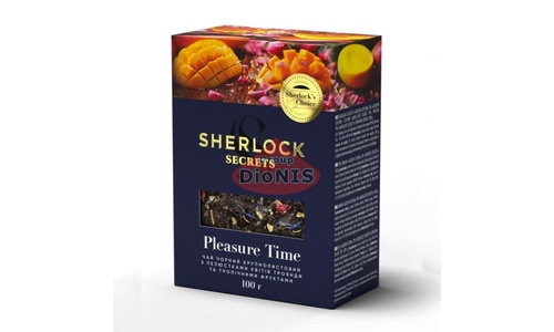 Чай чорний Sherlock Secrets Pleasure Time Пляже Тайм 100 г крупнолистовий - 1