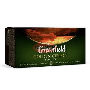 Чай чорний Greenfield Golden Ceylon 25 пакетів по 2 г цейлонський, термосаше Грінфілд