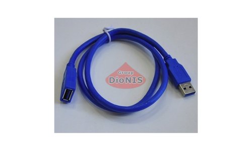 Кабель-удлинитель USB 3.0 AM/AF 3.0м ATCOM синий (6149) - 1