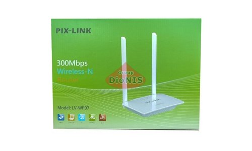 Маршрутизатор (роутер) PIX-LINK LV-WR07 2.4 ГГц Білий 300 Мбіт/с - 4