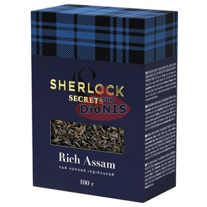 Чай черный Sherlock Secrets Rich Assam Насыщенный Ассам 100 г Среднелистовой