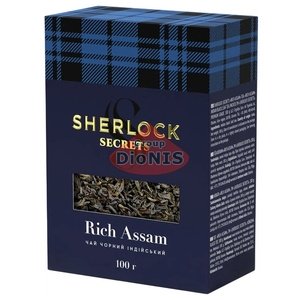Чай чорний Sherlock Secrets Rich Assam Насичений Ассам 100 г Середньолистовий