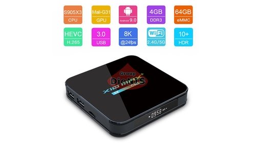 Медиаплеер X10 MAX + (PLUS) 4/64 GB Smart TV Box 4K/8K Amlogic S905X3 Android 9.0 Wi-Fi 2.4/5 G - 5