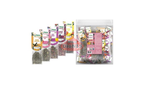 Набор чая Tea Moments Assorted Fuit tea Ассорти Фруктового чая 50 кадди-пакет 5 вкусов по 10 шт - 1