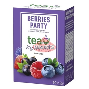 Чай черный Tea Moments Berries Party Ягодная вечеринка 90 г листовой