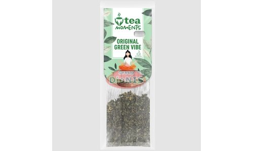 Чай зелений Tea Moments Original Green Vibe Оригінальний зелений настрій 50 кадді-пакет по 2.2 г - 3