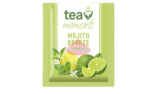 Чай Зеленый Tea Moments Mojito Breeze Мохито Бриз 50 саш по 1.6 г - 2