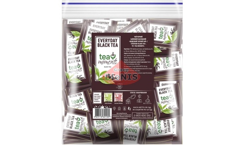 Чай черный Tea Moments Everyday Black Tea Ежедневный Черный чай 50 саш по 1.8 г - 1