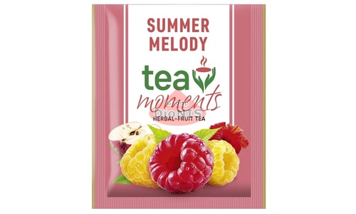 Чай фруктово-ягодный Tea Moments Summer Melody Летняя Мелодия 50 саш по 1.6 г Каркаде, Малина, Яблоко - 2