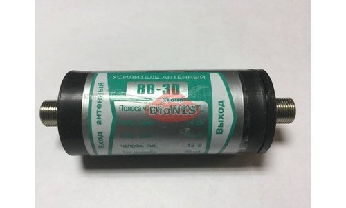 Підсилювач антенний DVB-T2 BB-30 (32 db 12 V) пластиковий корпус - 1