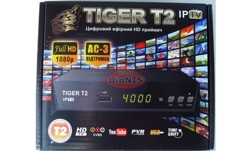Приставка Т2 TIGER T2 IPTV Метал C/T2 цифровий ефірний тюнер ресивер - 5