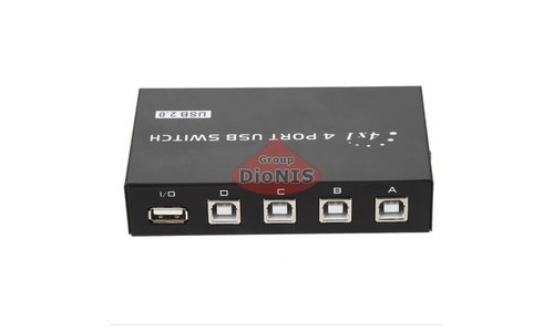Комутатор 4 Port USB 2.0 PC to Scanner Printer Sharing Switch Box (10289) Model 1A4B - 1