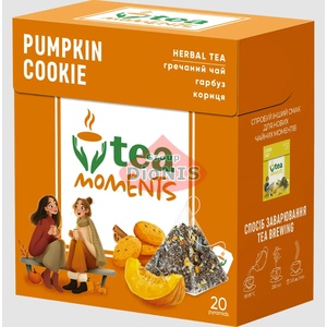 Чай гречишный Tea Moments Pumpkin Cookie Тыквенное печенье 20 пирамидок по 1.8 г