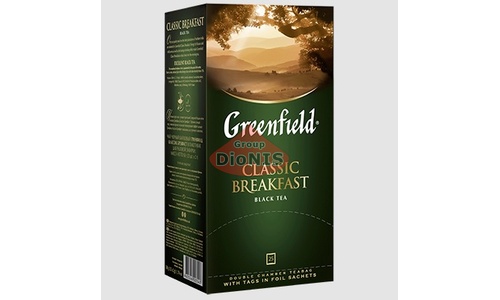 Чай черный Greenfield Classic Breakfast 25 пакетов по 2 г термосаше Гринфилд - 2