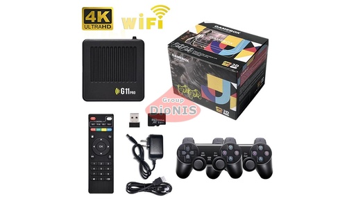 Игровая консоль G11 Pro+ Game Box 64Gb Smart TV 2/16 Гб Android 9 Amlogic S905X WiFi 2.4/5.0+BT, 40000 игр - 4