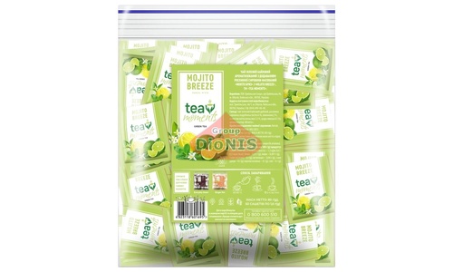 Чай Зеленый Tea Moments Mojito Breeze Мохито Бриз 50 саш по 1.6 г - 1