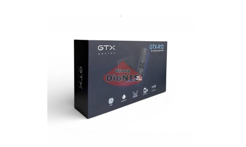 Смарт приставка Geotex GTX-R12 4/32 Gb Amlogic S905X5M Android 14 ATV WiFi 2.4/5.0+BT голос - 2