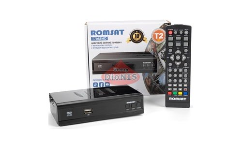 Приставка Т2 Romsat T7085HD ресивер DVB-T/T2/C H.264 1080p - 2