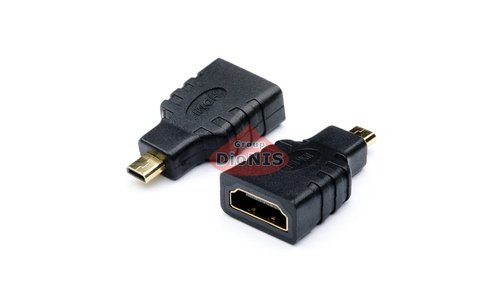 Перехідник microHDMI (тато/MALE) - HDMI (мама/FEMALE) ATCOM (16090) - 1