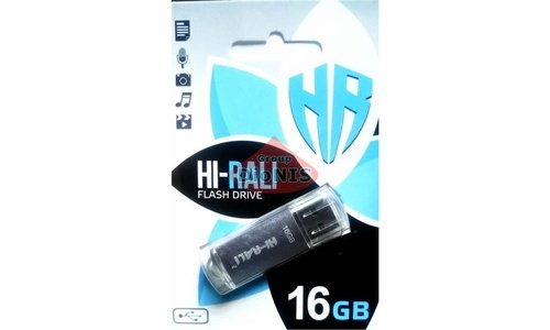 Hi-Rali 16 GB USB Rocket series Silver HI-16GBVCSL Флеш пам'ять - 1