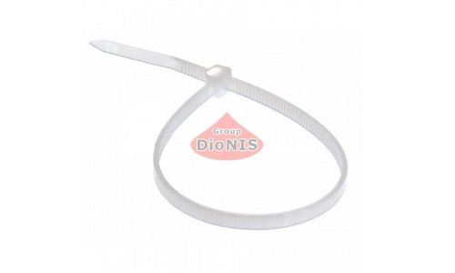 Стяжка 3.0х100 мм RITAR для кабелю 100 шт нейлоновий хомут високої якості -45С до + 80С Білий - 1