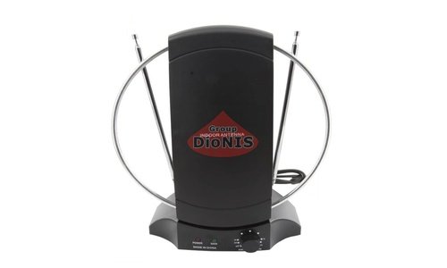 Антенна DVB-T2 Комнатная Eurosky ES-101 всеволновая с усилителем МВ/ДМВ/FM до 15 км 35 дБ кабель 1м - 1