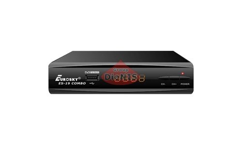 Ресивер Eurosky ES-19 HD Combo DVB-S2/T2/С Супутниковий і Т2 тюнер Комбінований - 3
