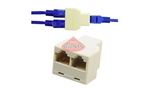 Разветвитель RJ45 ATCOM 8P8C 1-port female to 2-port female (12450) - 3