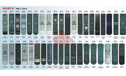Пульт для телевизора HUAYU RM-L1130+8 Универсальный 100 кодировок - 5