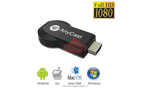 Розширювач медіаплеєр WiFi HDMI ресивер AnyCast-M4 Plus для проекторів і ТБ - 1