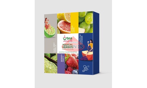 Набор чая Tea Moments Magical Moments Ассорти черного чая 32 пирамидки 4 вкуса по 8 шт - 1